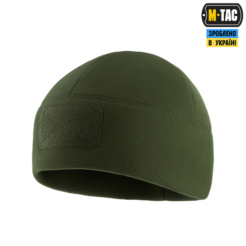 M-TAC ШАПКА WATCH CAP ELITE ФЛИС (320Г/М2) С ЛИПУЧКОЙ ARMY OLIVE