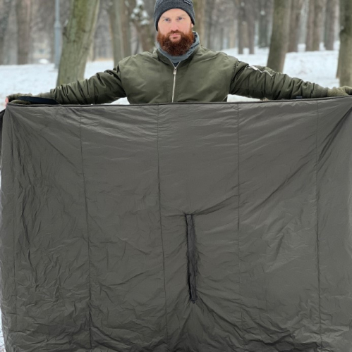 BERLOGA СПАЛЬНИК ПОНЧО FELON ARMY OLIVE 27311