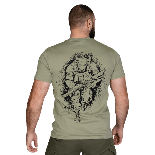 CAMO-TEC ФУТБОЛКА BAVOVNA TAURUS KHAKI 8011