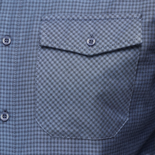 UATAC РУБАШКА PLAID BLUE 5123