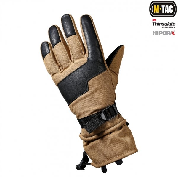 M-TAC РУКАВИЦІ ЗИМОВІ POLAR TACTICAL THINSULATE COYOTE