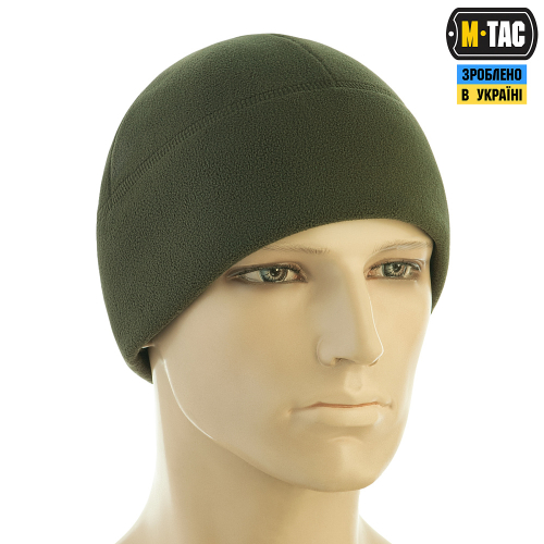 M-TAC ШАПКА WATCH CAP ELITE ФЛИС (320Г/М2) WITH SLIMTEX ARMY OLIVE
