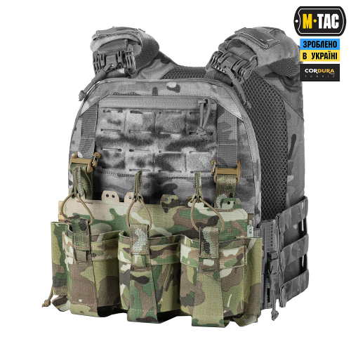 M-TAC ПЕРЕДНЯЯ ПАНЕЛЬ ДЛЯ ПЛИТОНОСКИ CUIRASS QRS НА ТРИ МАГАЗИНА MULTICAM