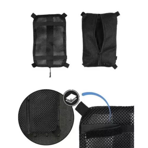 MIL-TEC ПІДСУМОК УНІВЕРСАЛЬНИЙ MESH BAG WITH VELCRO M BLACK 16003602