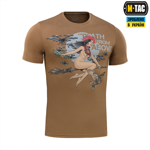 M-TAC ФУТБОЛКА DEATH FROM ABOVE COYOTE BROWN
