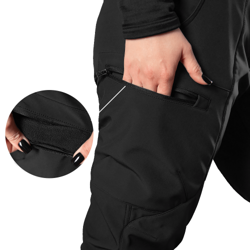 CAMO-TEC ШТАНИ PANI SOFTSHELL BLACK 8486
