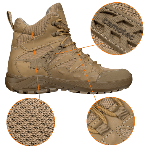 CAMO-TEC БОТИНКИ STRIKER COYOTE 7306