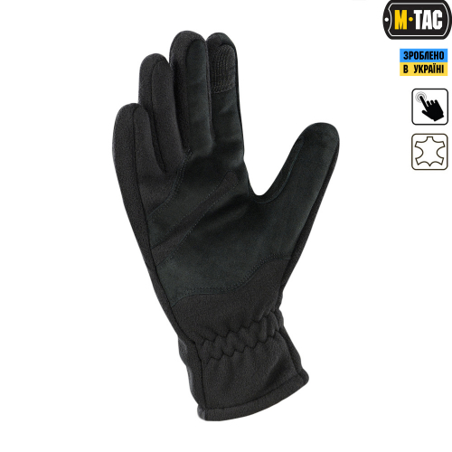 M-TAC РУКАВИЦІ WINTER TACTICAL WINDBLOCK 380 BLACK