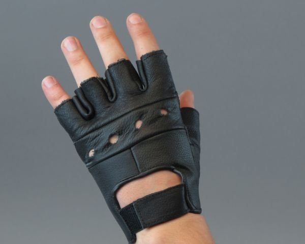 MIL-TEC РУКАВИЦІ БЕЗПАЛІ BIKER ШКІРА 12517002