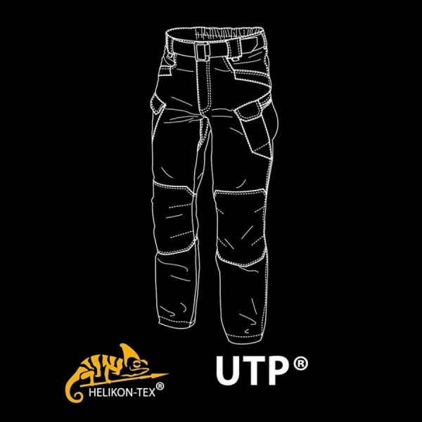 HELIKON-TEX БРЮКИ UTP POLYCOTTON CANVAS BLACK H5114-01