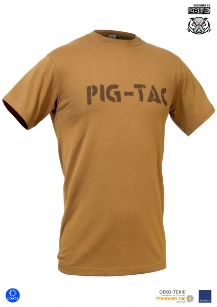 P1G-TAC ФУТБОЛКА HEROES DON`T DIE COYOTE BROWN UA281-29891-B-KZ-CB