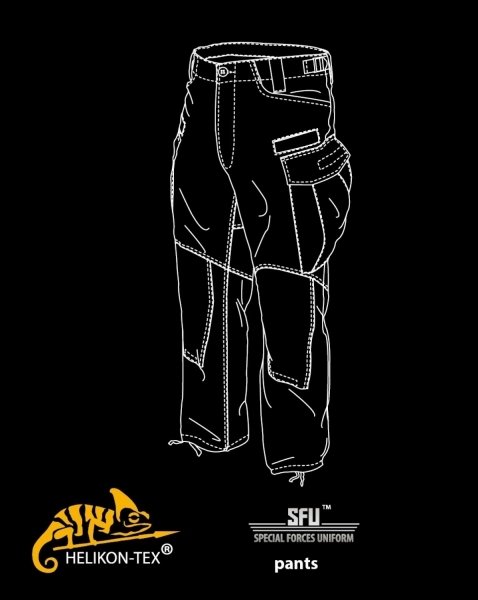 HELIKON-TEX БРЮКИ SFU PANTS NYCO TWILL US WOODLAND H4172-03