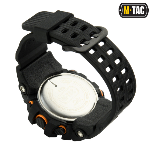 M-TAC ЧАСЫ ТАКТИЧЕСКИЕ ADVENTURE BLACK/ORANGE