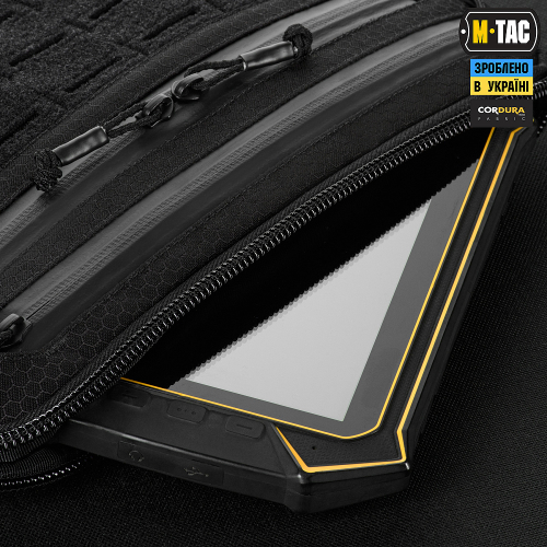 M-TAC СУМКА ADMIN BAG MEDIUM ELITE С ЛИПУЧКОЙ HEX BLACK