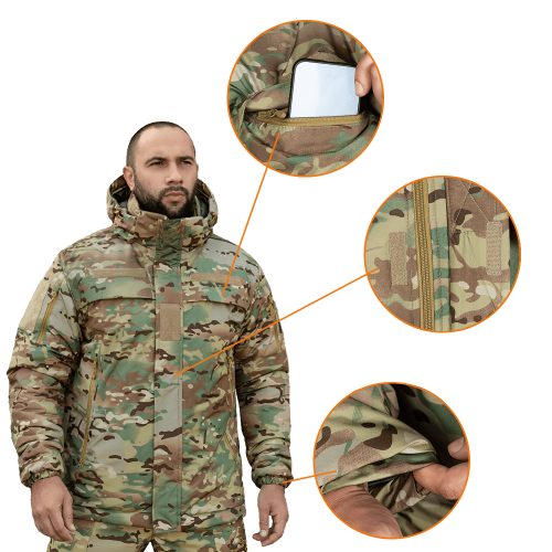 CAMO-TEC ЗИМОВА КУРТКА PATROL SYSTEM 3.0 MULTICAM 7347