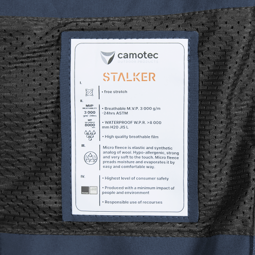 CAMO-TEC КУРТКА ЖІНОЧА SOFTSHELL STALKER DARK NAVY BLUE 7443