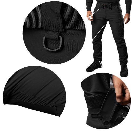 CAMO-TEC ШТАНЫ ТАКТИЧЕСКИЕ ГЕРЦЬ POLICE BLACK 8294