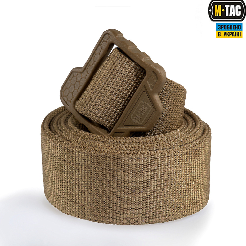 M-TAC РЕМІНЬ DOUBLE DUTY TACTICAL BELT HEX COYOTE