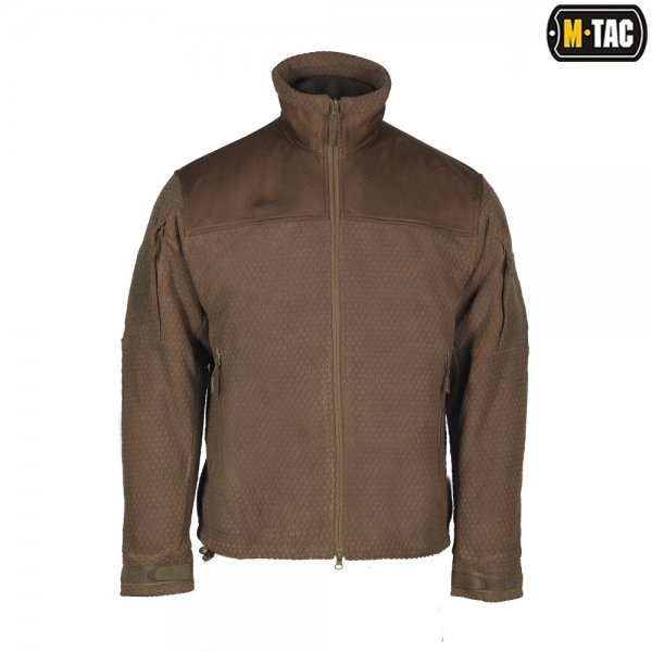 M-TAC КУРТКА HEXAGON ALPHA MICROFLEECE JACKET COYOTE