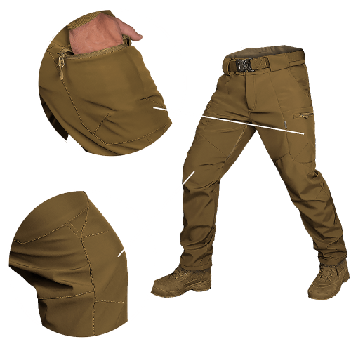 CAMO-TEC ШТАНИ SOFTSHELL VENT COYOTE 8289
