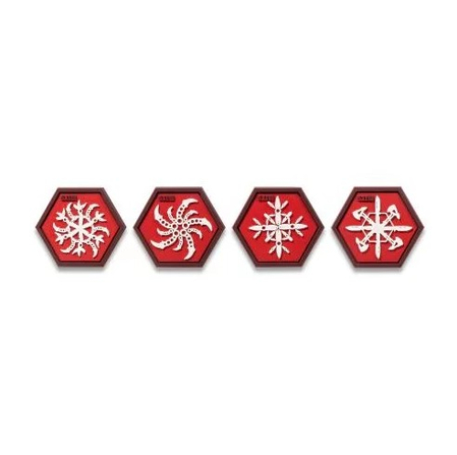 5.11 НАШИВКА SNOWFLAKE NINJA STAR PATCH RED 92039-460