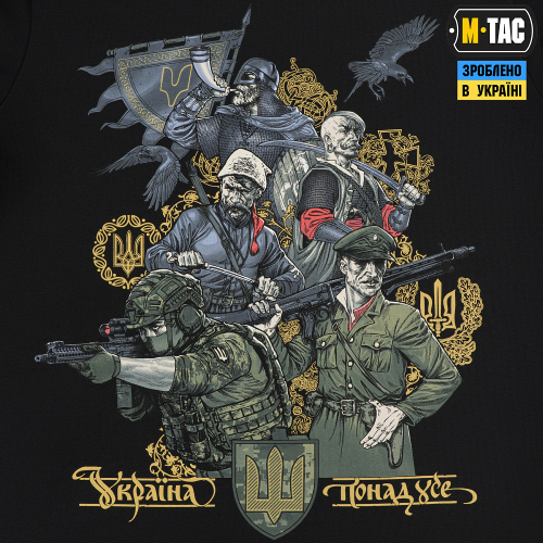 M-TAC ФУТБОЛКА ПОКОЛІННЯ BLACK