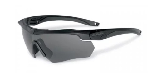 ESS ОЧКИ ЗАЩИТНЫЕ CROSSBOW ONE BLACK WITH SMOKE GRAY LENSE 740-0614
