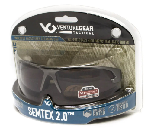 VENTURE GEAR TACTICAL ОЧКИ ЗАЩИТНЫЕ SEMTEX 2.0 GUN METAL ANTI-FOG VG-SEMGM-FGR1