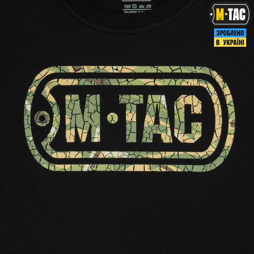 M-TAC ФУТБОЛКА LOGO ДЛИННЫЙ РУКАВ BLACK