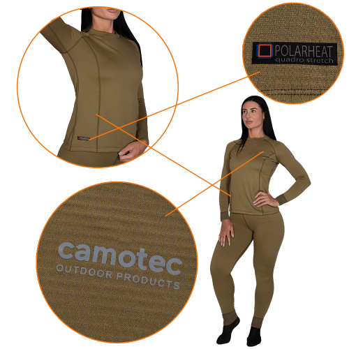 CAMO-TEC ТЕРМОБІЛИЗНА ЖІНОЧА PANI POLARHEAT QS TAN 7298