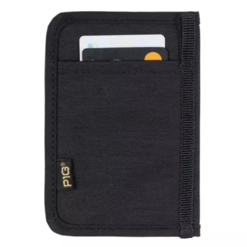 P1G-TAC ОБКЛАДИНКА ДЛЯ ВІЙСЬКОВОГО КВИТКА BASE BLACK UA281-70026-BK-BK