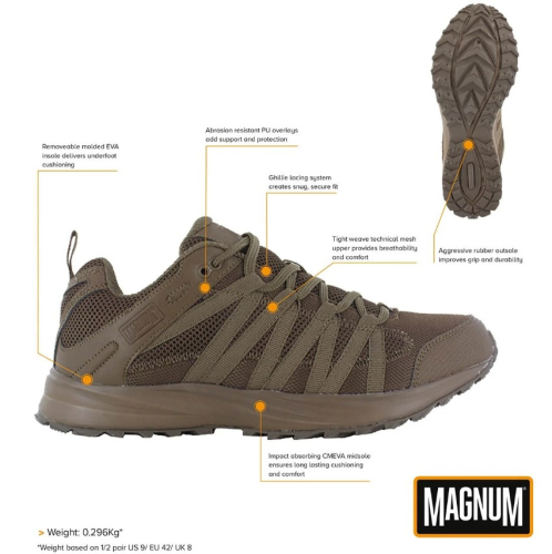 MAGNUM КРОСІВКИ ТАКТИЧНІ STORM TRAIL LITE COYOTE 18605R