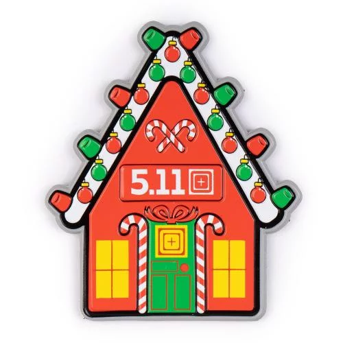 5.11 НАШИВКА XMAS GINGERBREAD HOUSE PATCH MULTI 511-XMAS-18