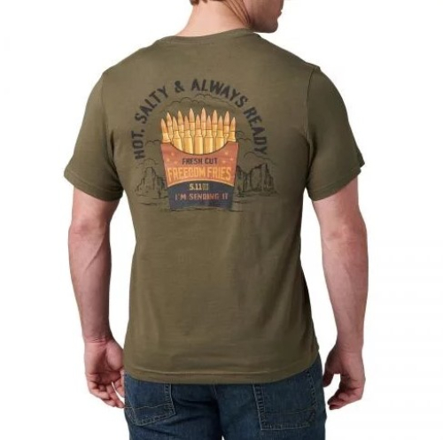 5.11 ФУТБОЛКА З ПРИНТОМ FREEDOM FRIES RANGER GREEN 76250-186