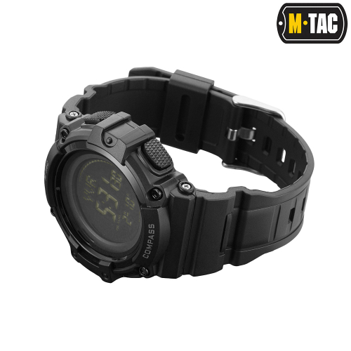 M-TAC ЧАСЫ ТАКТИЧЕСКИЕ С КОМПАСОМ 2233 BLACK