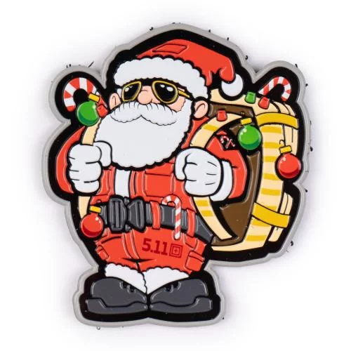 5.11 НАШИВКА XMAS RUSH SANTA PATCH MULTI 511-XMAS-24