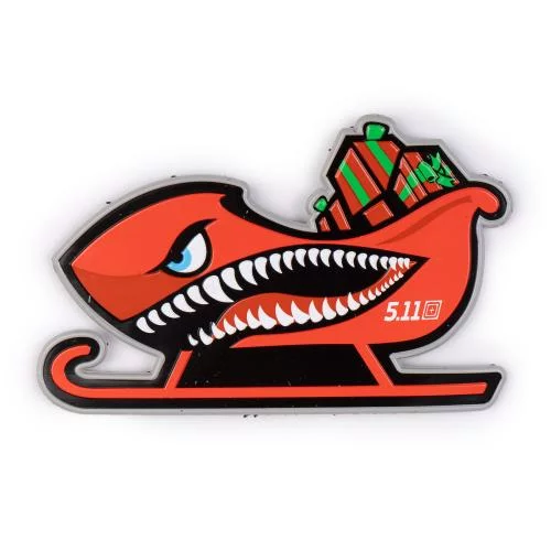 5.11 НАШИВКА XMAS SANTA'S SLEIGH PATCH MULTI 511-XMAS-21