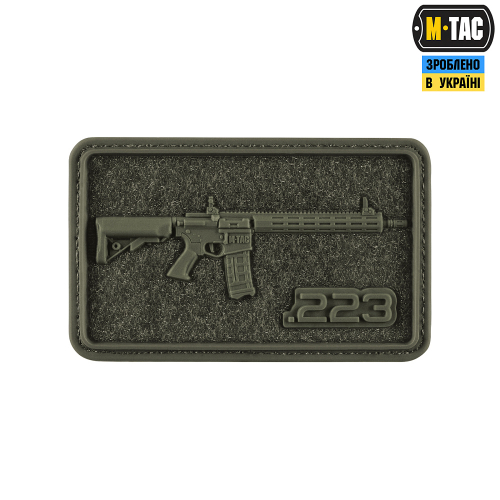 M-TAC НАШИВКА AR-15 VELCRO/PVC RANGER GREEN