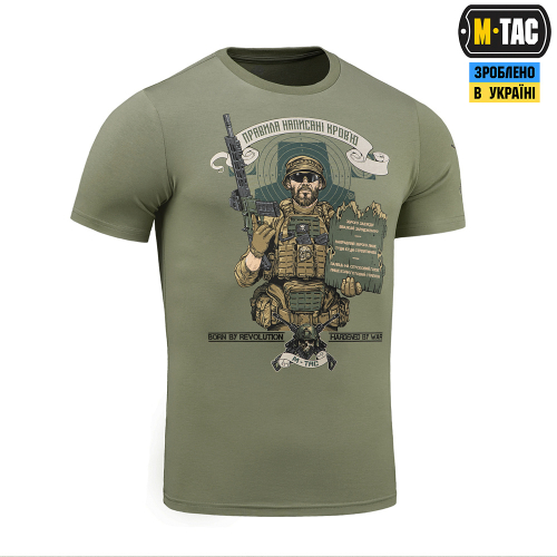 M-TAC ФУТБОЛКА ЗАПОВІДІ СТРІЛЬЦЯ LIGHT OLIVE