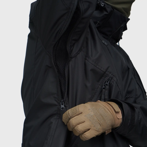 UATAC ТАКТИЧНА ДЕМІСЕЗОННА КУРТКА MEMBRANE BLACK 3531