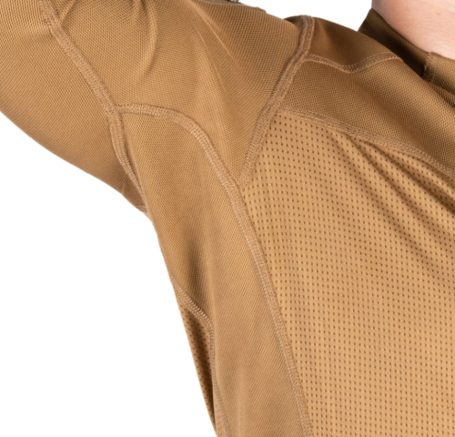 P1G-TAC ФУТБОЛКА ПОЛЬОВА LACERTA L/S COYOTE BROWN UA281-29854-LS-CB