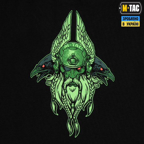 M-TAC ФУТБОЛКА ODIN NIGHT VISION BLACK