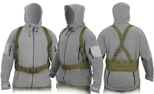 8FIELDS РПС PADDED PATROL BELT WITH SUSPENDERS OLIVE 9575