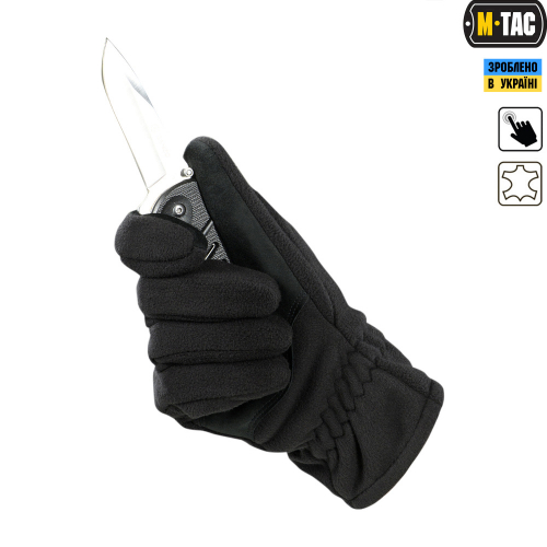 M-TAC РУКАВИЦІ WINTER TACTICAL WINDBLOCK 380 BLACK