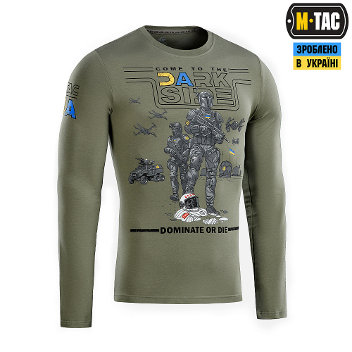 M-TAC ФУТБОЛКА UA SIDE ДЛИННЫЙ РУКАВ LIGHT OLIVE