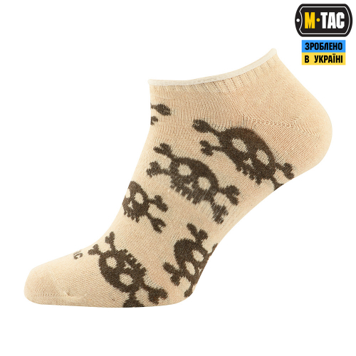 M-TAC ШКАРПЕТКИ ЛІТНІ ЛЕГКІ PIRATE SKULL SAND