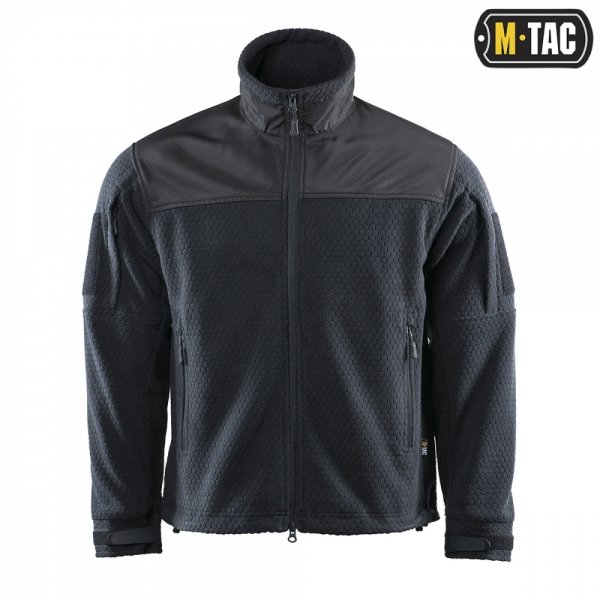 M-TAC КУРТКА HEXAGON ALPHA MICROFLEECE JACKET BLACK