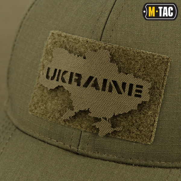 M-TAC НАШИВКА UKRAINE (КОНТУР) СКРІЗНА LASER CUT RANGER GREEN
