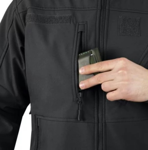 MIL-TEC КУРТКА ДЕМИСЕЗОННАЯ SOFTSHELL JACKET SCU BLACK 10864002