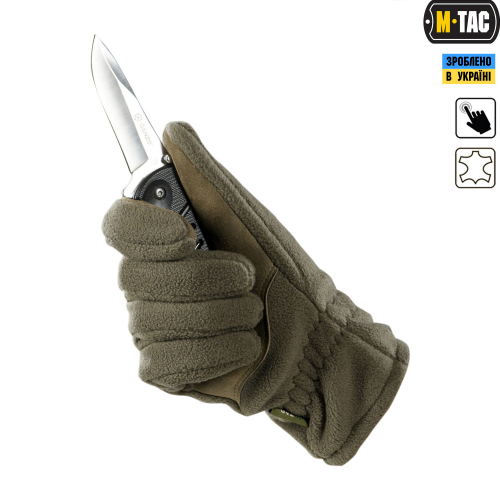 M-TAC РУКАВИЦІ WINTER TACTICAL WINDBLOCK 380 OLIVE